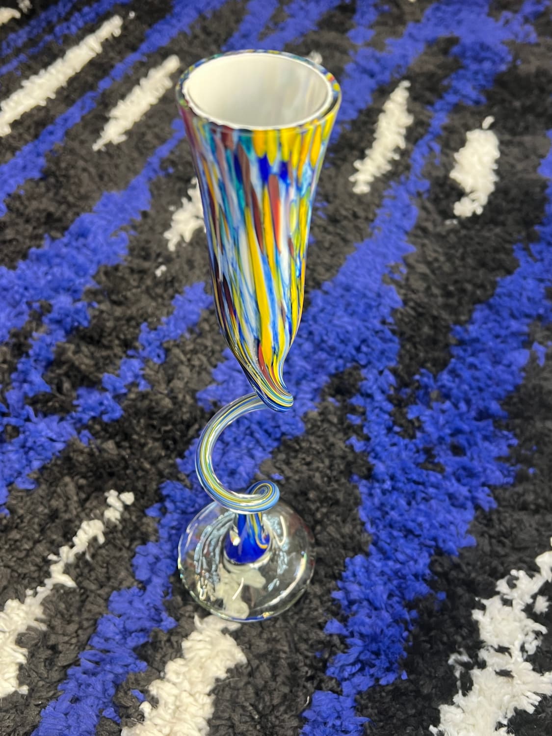 VTG Murano Hand Blown Twist vase 상품이미지6