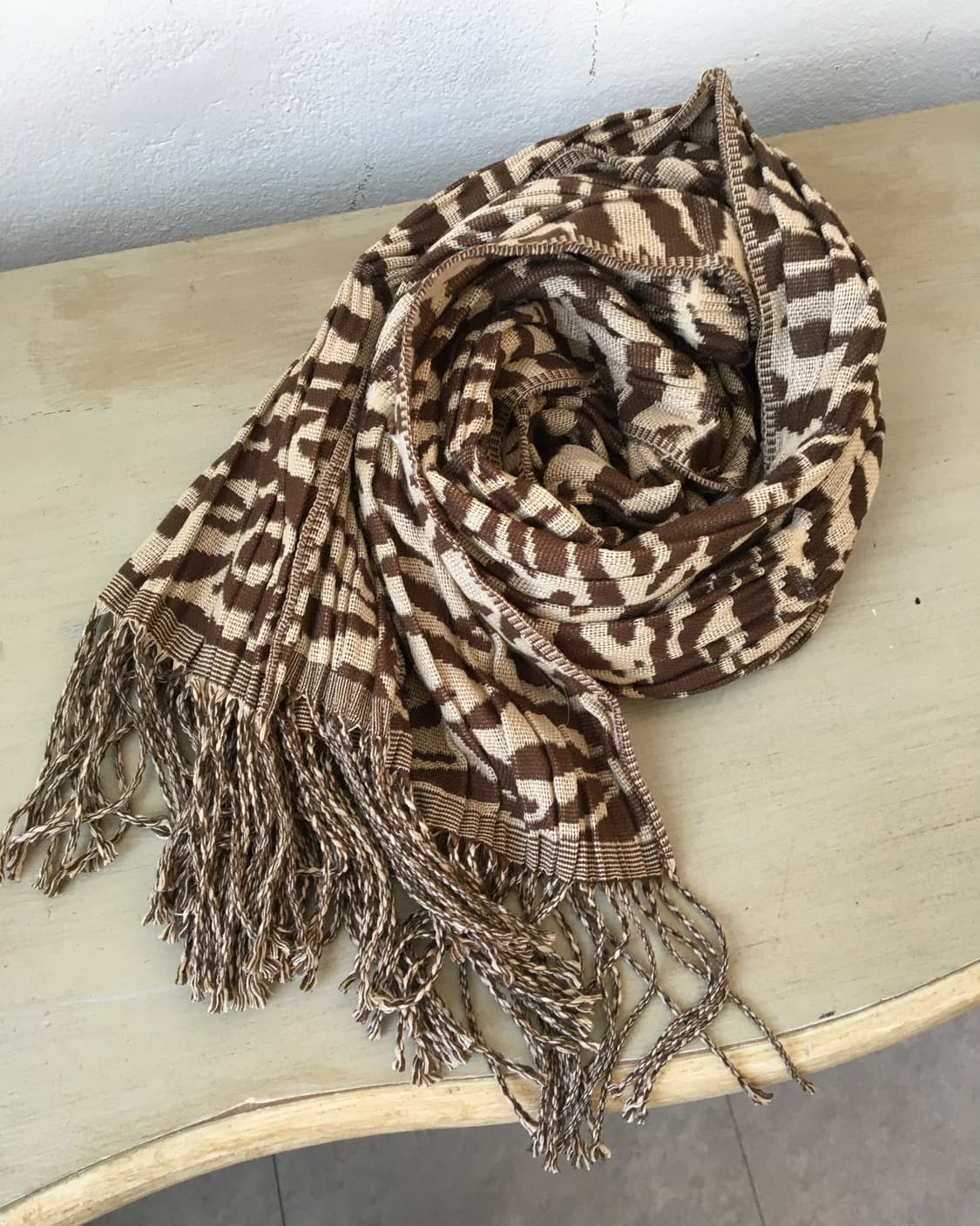 zebra pattern muffler 상품이미지1