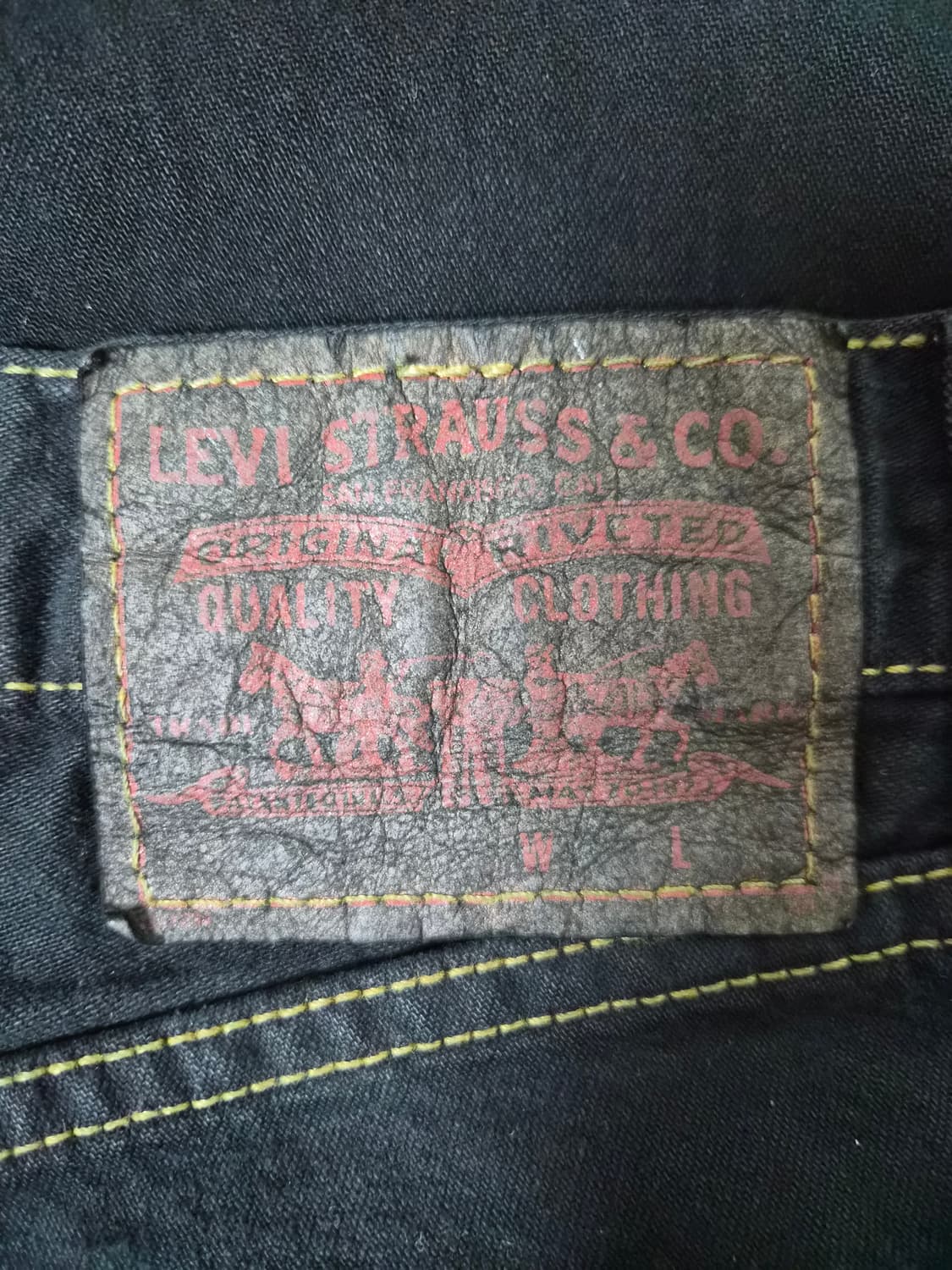 리바이스527 로우 부츠컷 데님팬츠 34사이즈 P-114 상품이미지4