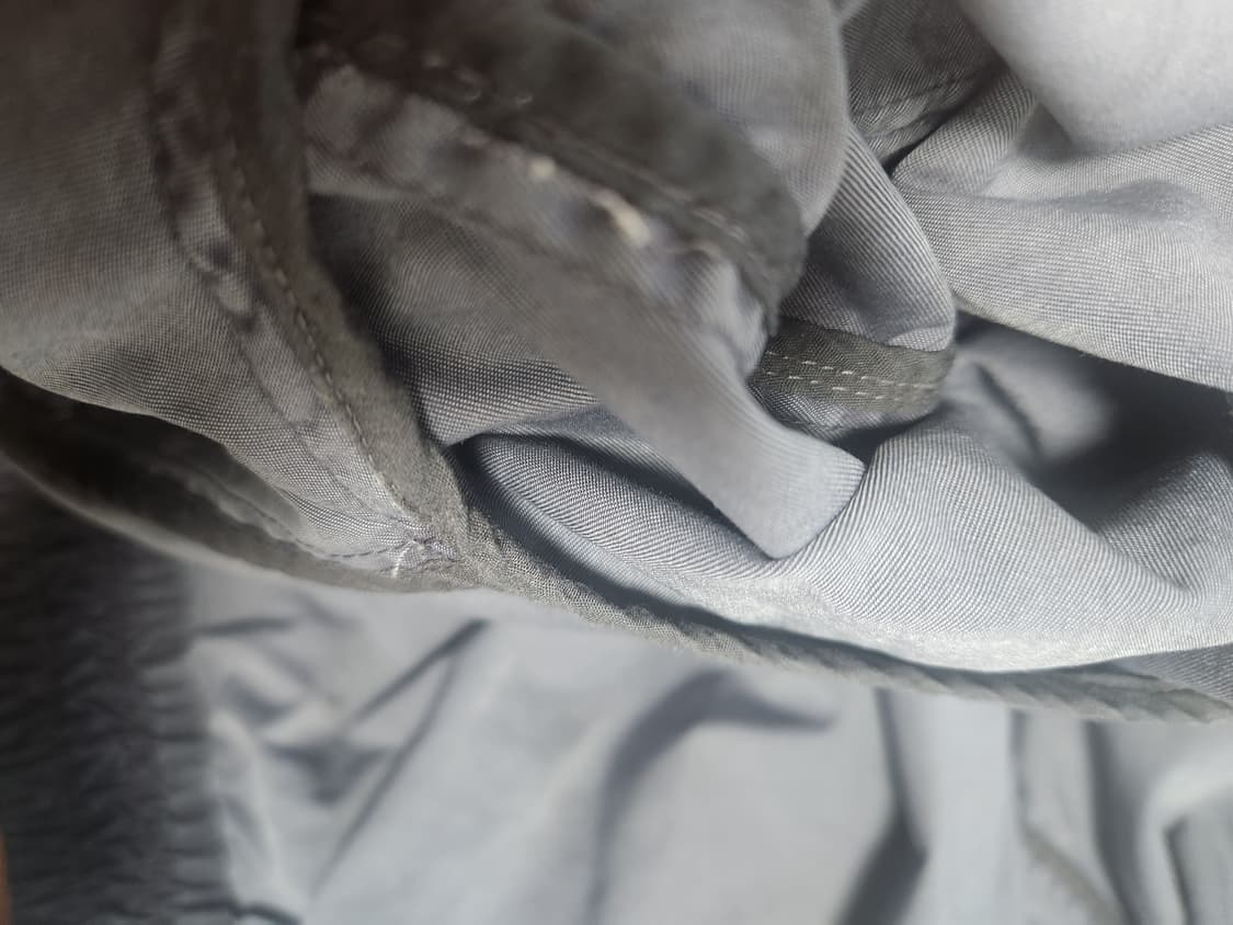 급처/ 999휴머니티 26ss av 다이드 봄버 자켓 퍼플 차콜 상품이미지3