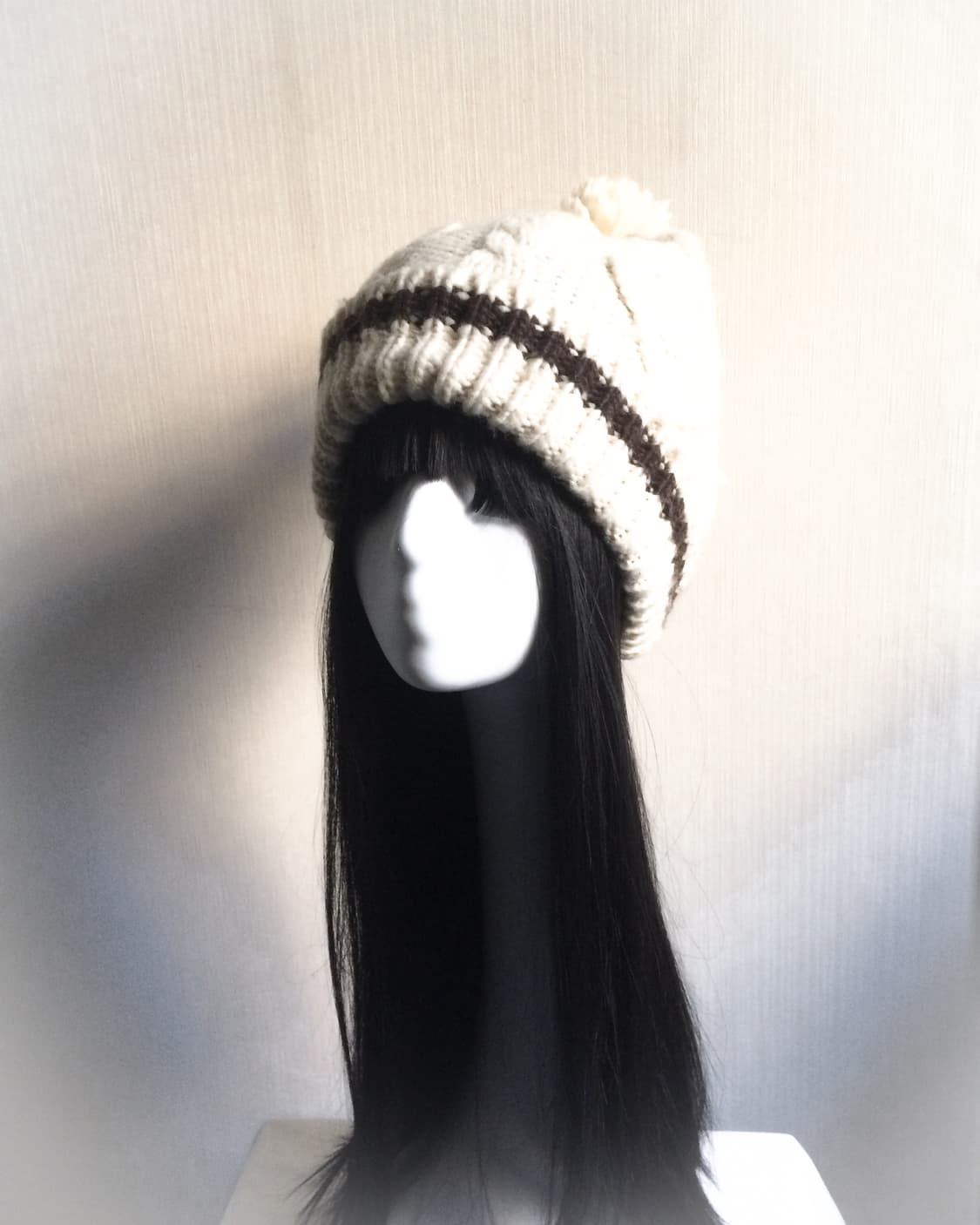 Pom knit beanie 상품이미지1