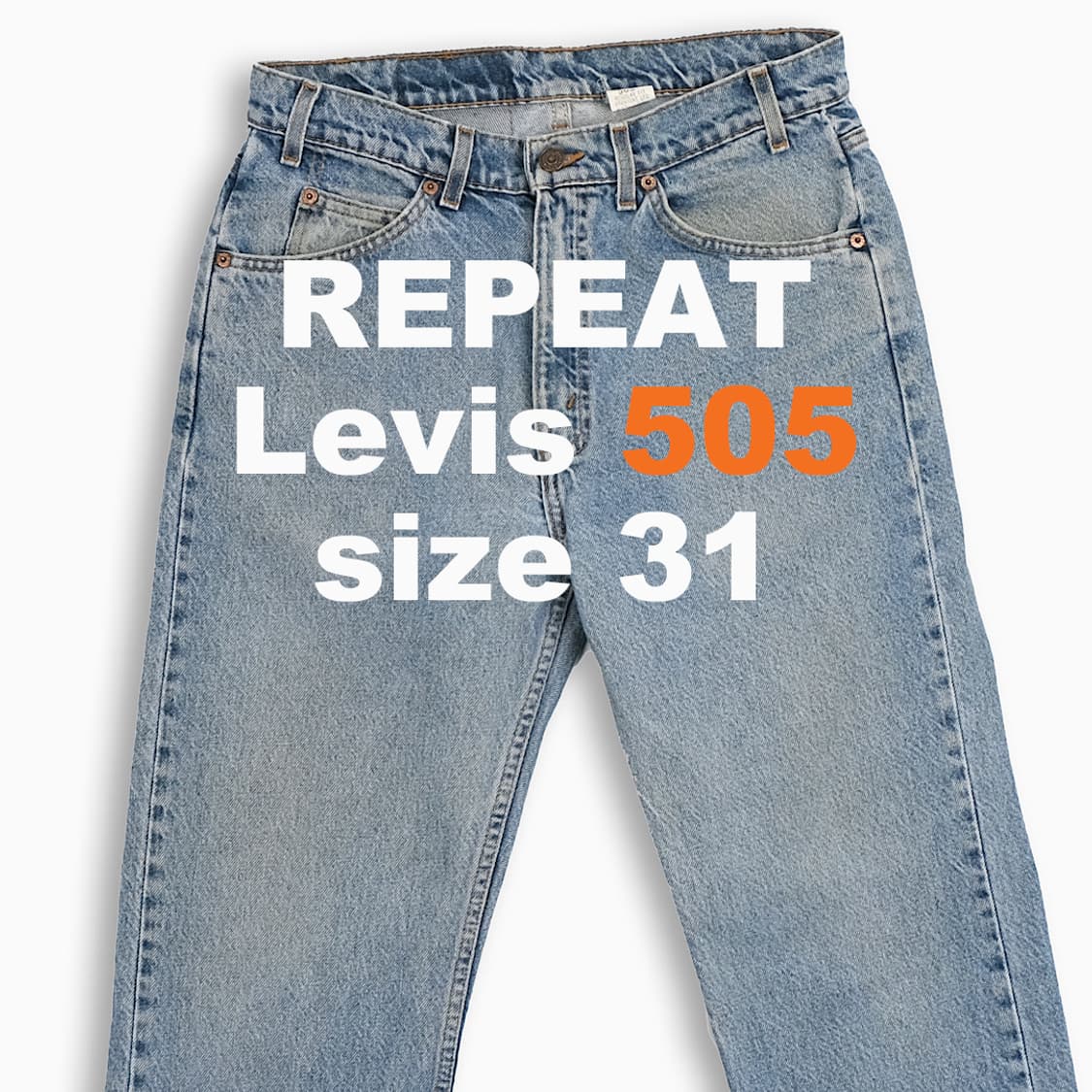 리바이스 505 오렌지탭 연청 90s 31인치 OR5053264 상품이미지1