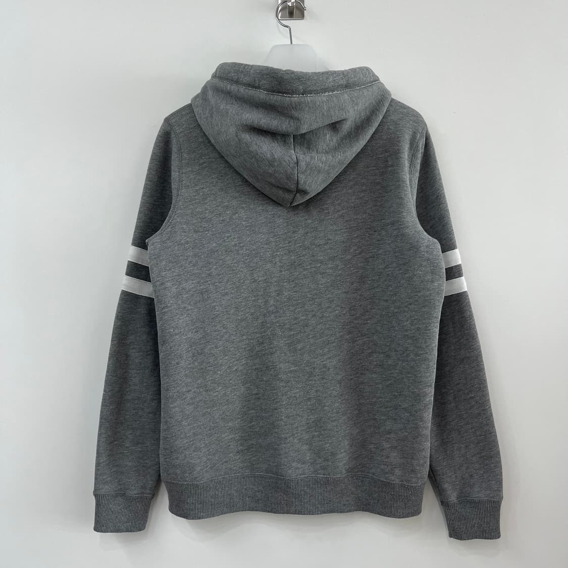 홀리스터 자수로고 그레이 후드집업 상품이미지3