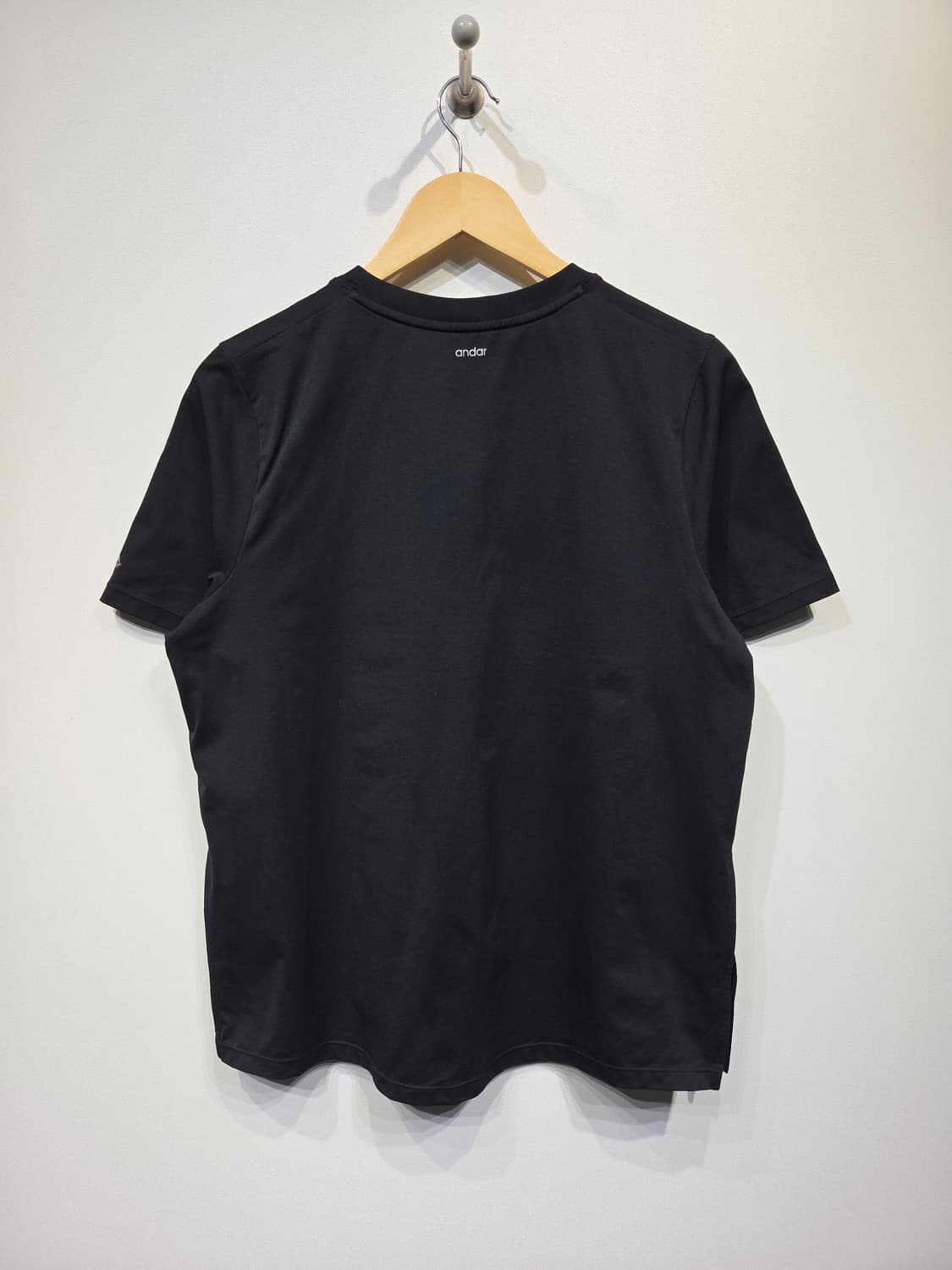 안다르(andar) 기능성 베이직 숏슬리브 블랙 상품이미지6