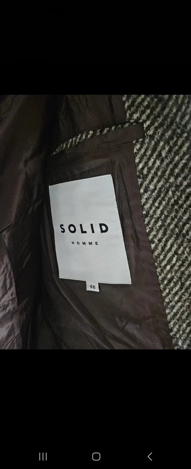 솔리드 옴므 코트 자켓 팝니다 상품이미지8