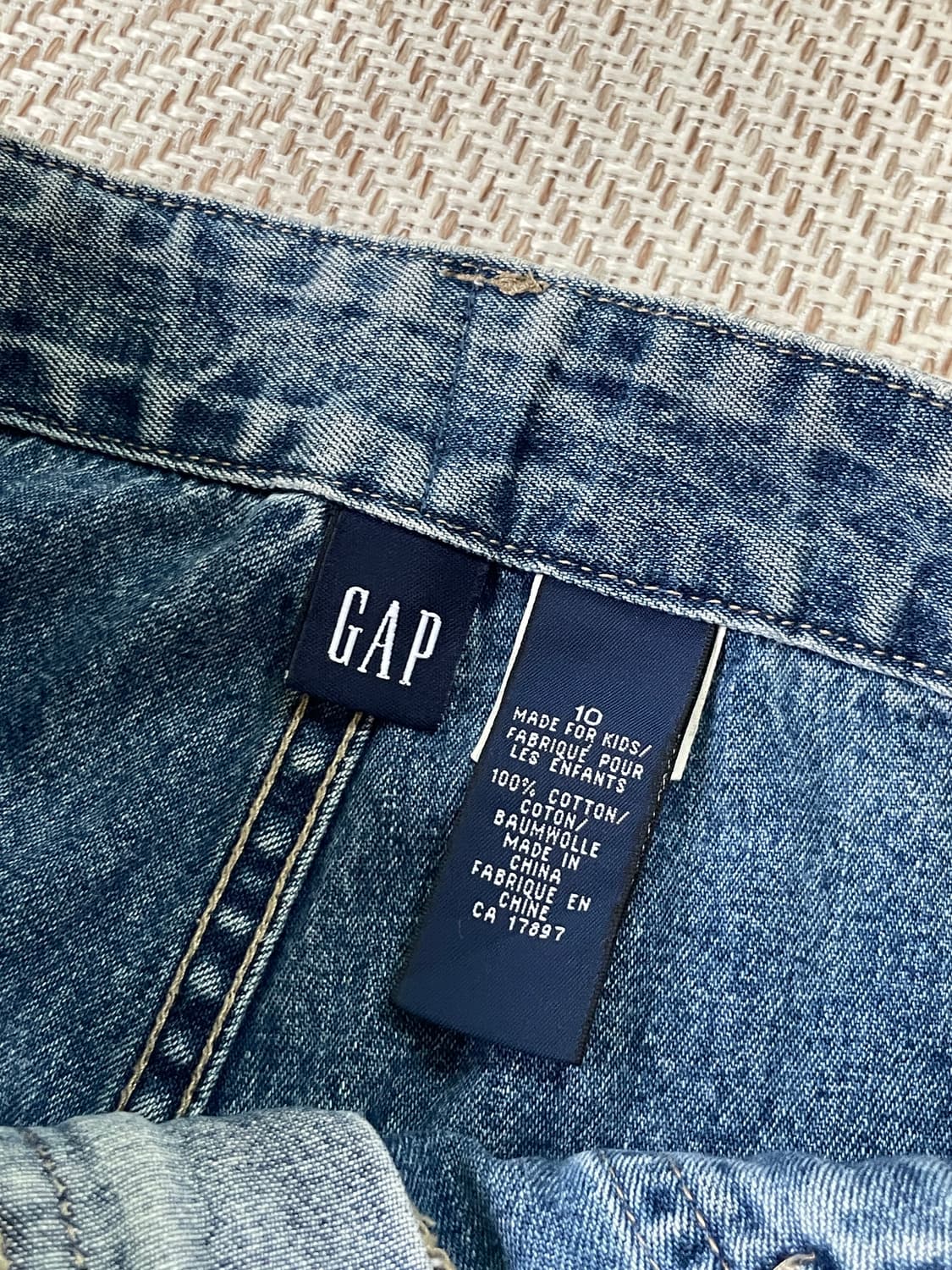 Gap 갭 키즈 와이드 워크 데님팬츠 J03119 상품이미지4