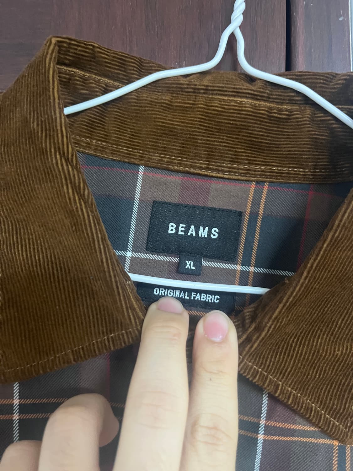 빔즈 체크셔츠 상품이미지2