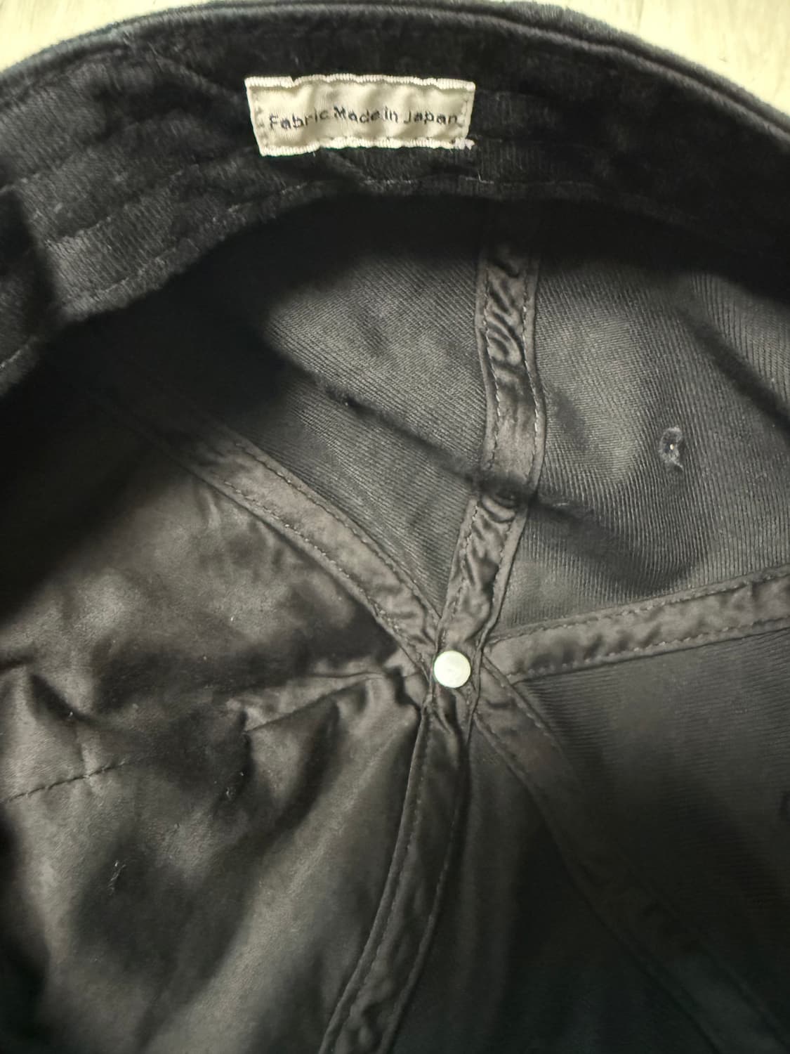 테프스토어즈 NN 캡 모자Ⓕ Japan Black French Drill 상품이미지2