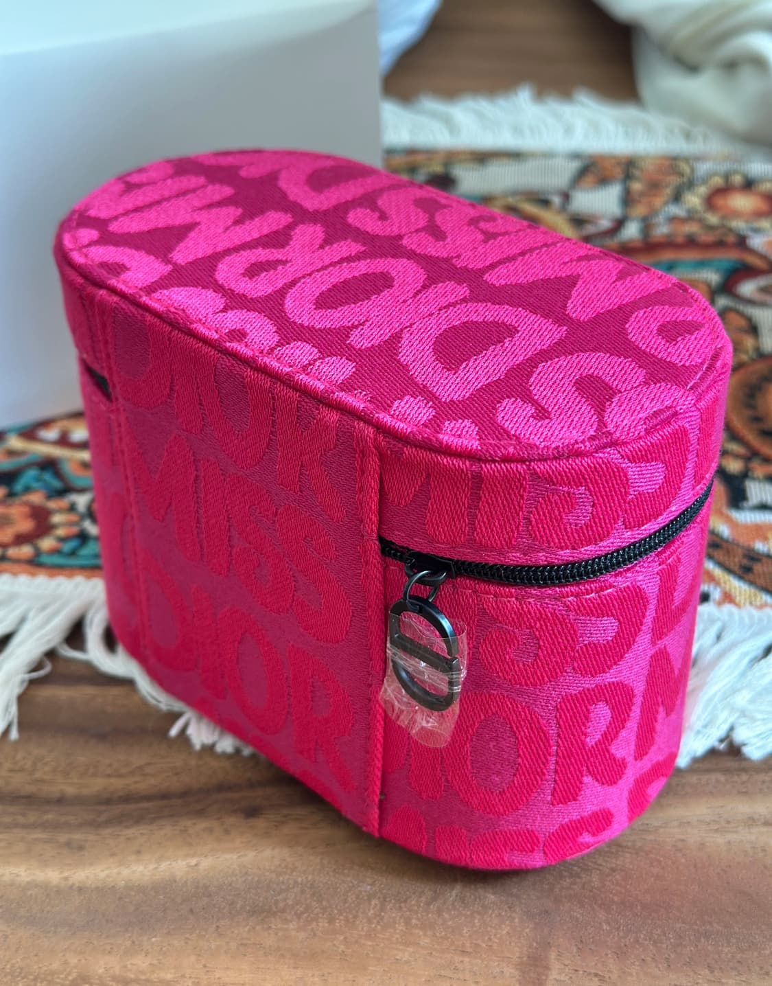 디올 오블리크 핑크 파우치 화장품 케이스 상품이미지3