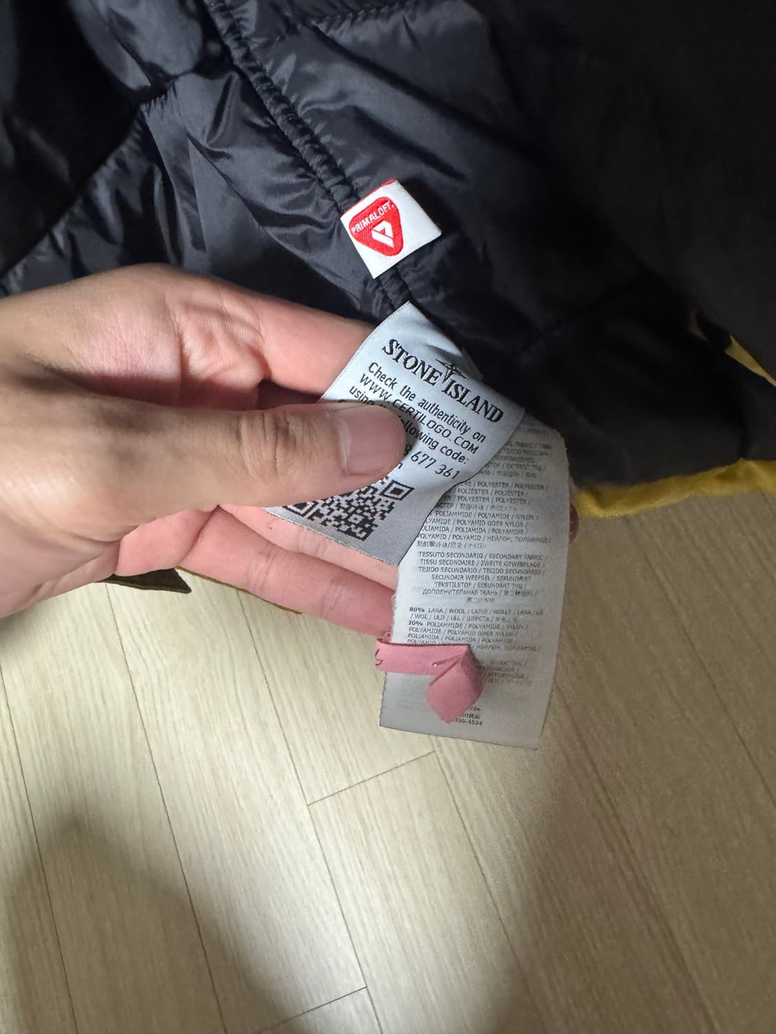 마이크로랩스 프리마로프트 옐로우 패딩 상품이미지9