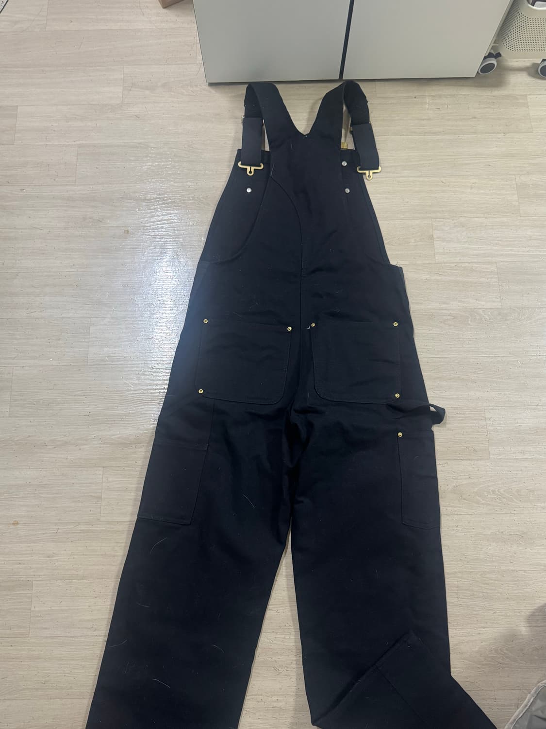 칼하트 블랙 오버롤멜빵바지  상품이미지2