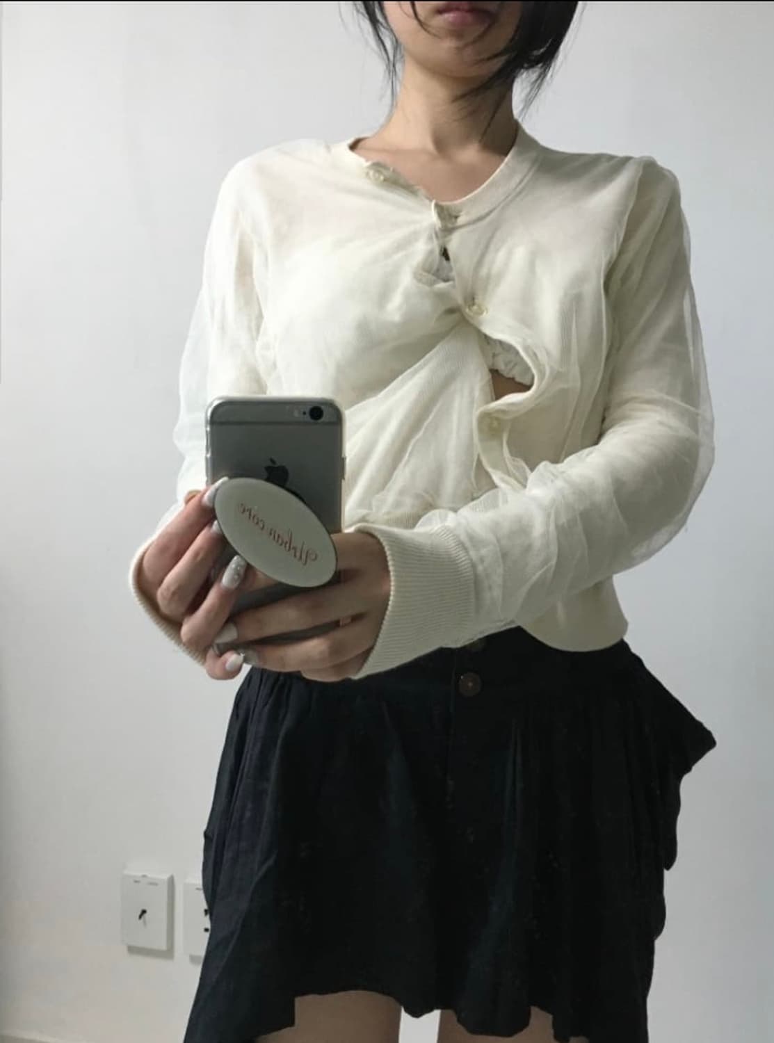 ACNE STUDIOS Chiffon Cardigan 아크네 쉬폰 가디건 상품이미지1