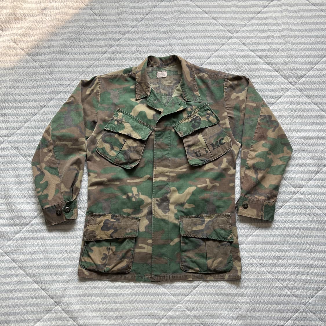 60s 오리지널 ERDL 정글 퍼티그 자켓 S-R 상품이미지1