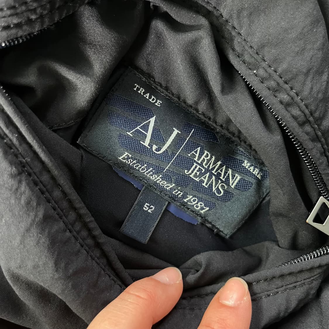 95 알마니 진스 리버시블 양면 후드집업 상품이미지9