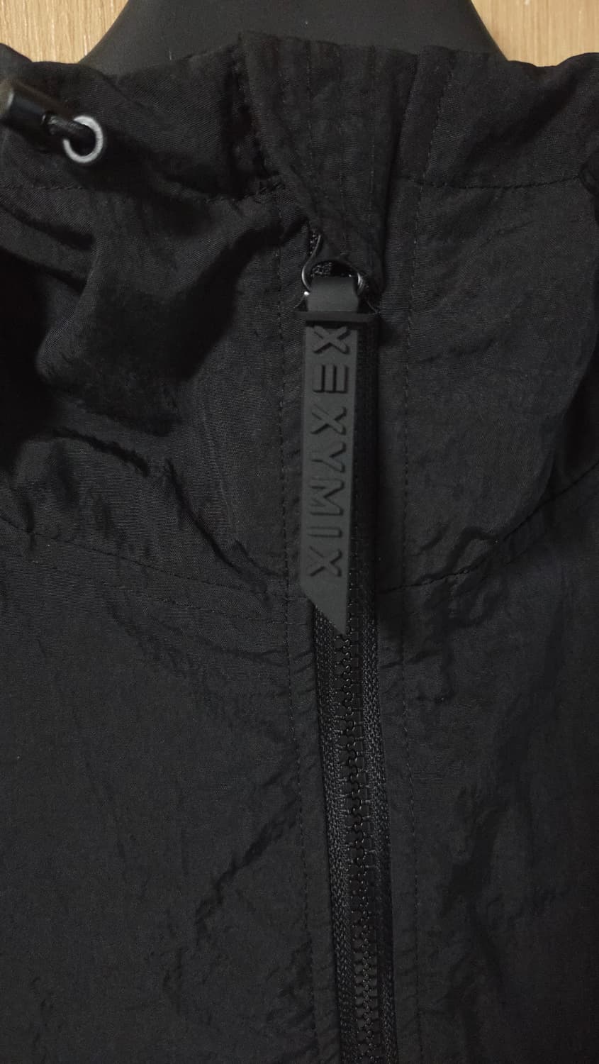 (착샷) 젝시믹스 우븐 아노락 바람막이 블랙  상품이미지4