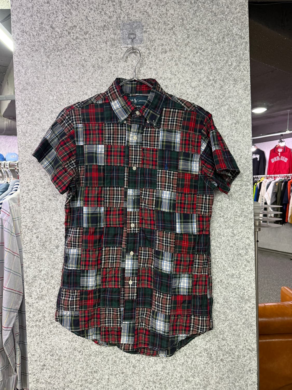 폴로랄프로렌 패치워크 반팔 셔츠 B4698 상품이미지2