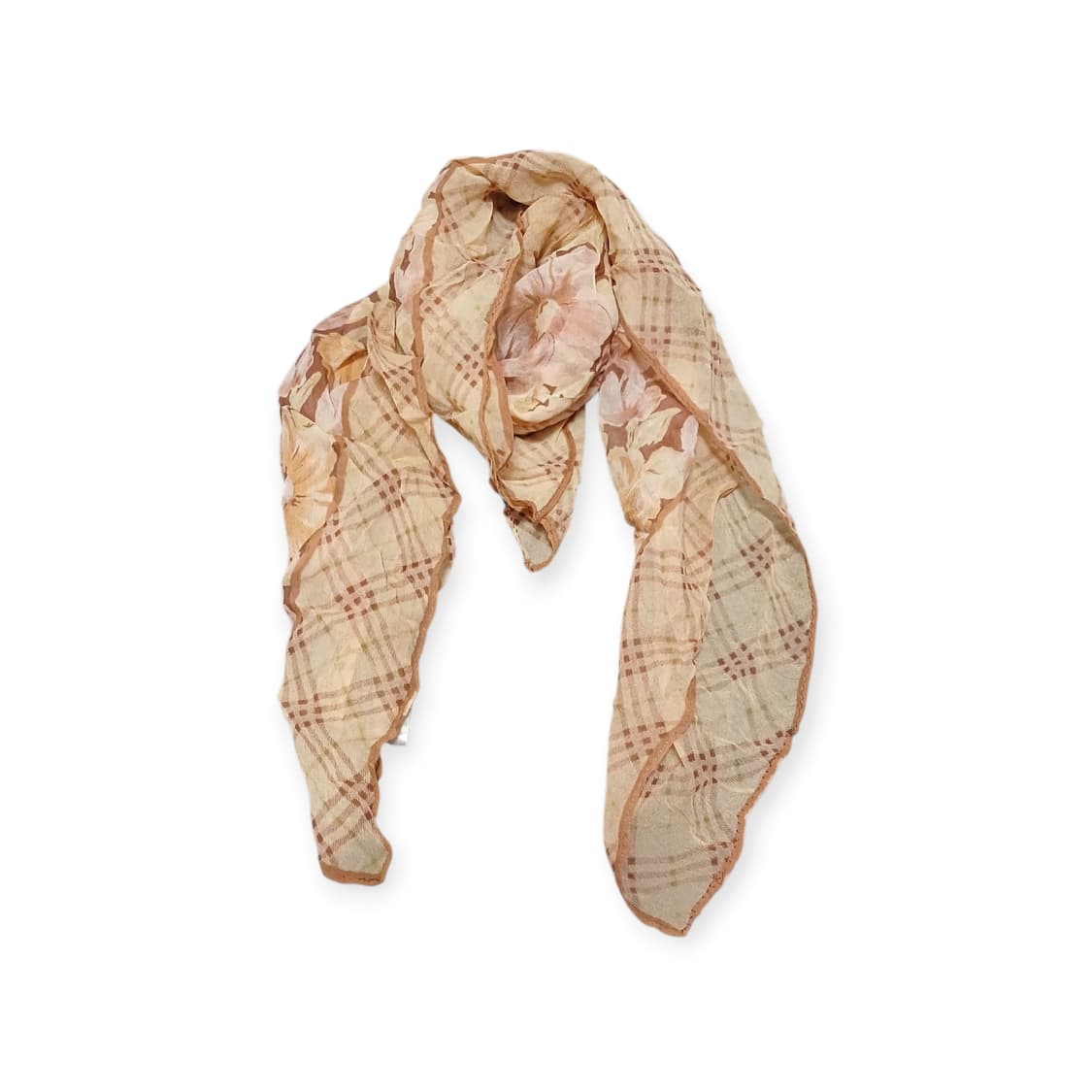 모카 베이지 실크스카프  상품이미지1