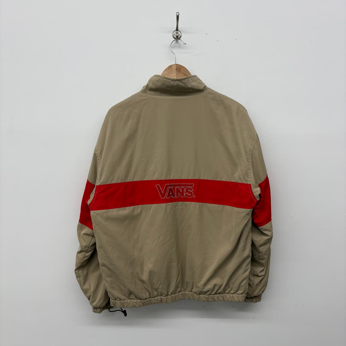 VANS 반스 올드스쿨 바람막이 점퍼 카키 레드 M 상품이미지7