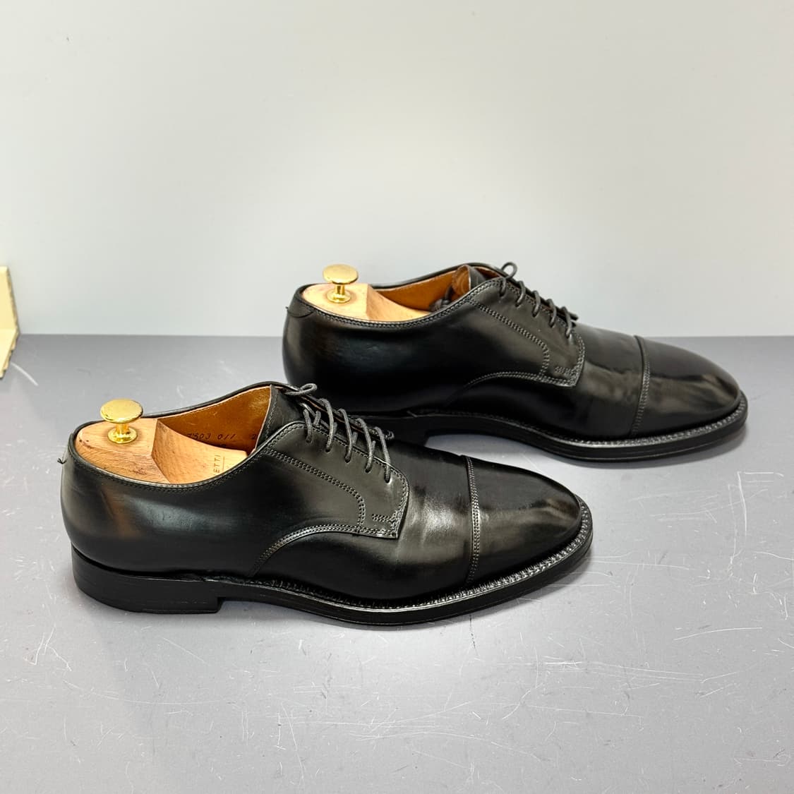 [8.5D] 알든 06607 블랙 코도반 스트레이트 팁 더비  2161 상품이미지5