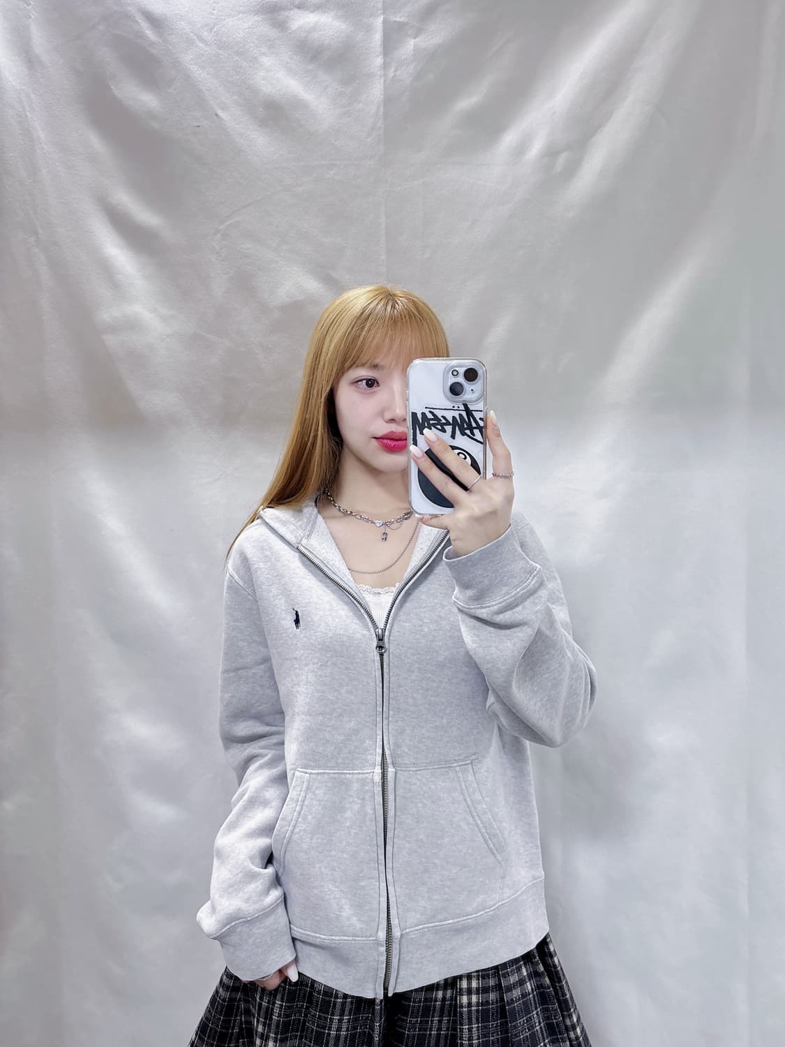 폴로 랄프로렌 그레이 포니 후드집업  상품이미지2