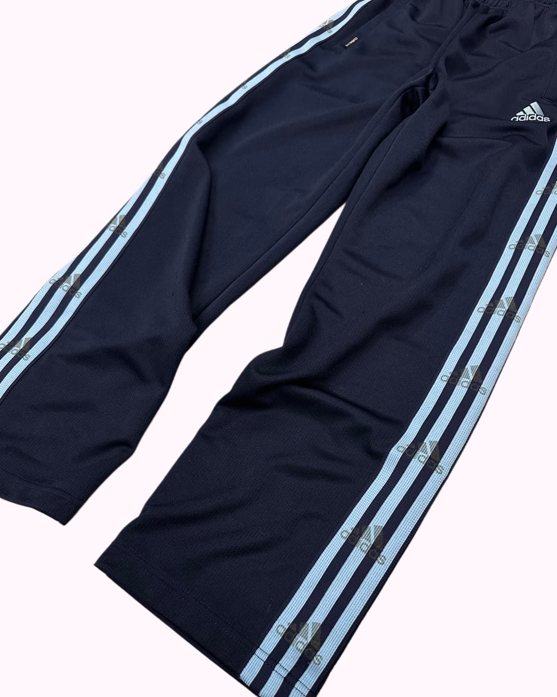 ADIDAS logo stripe navy track pants 상품이미지3