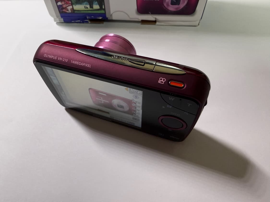 올림푸스 VH-210 와인레드 풀박스 빈티지 디카🌹 상품이미지3