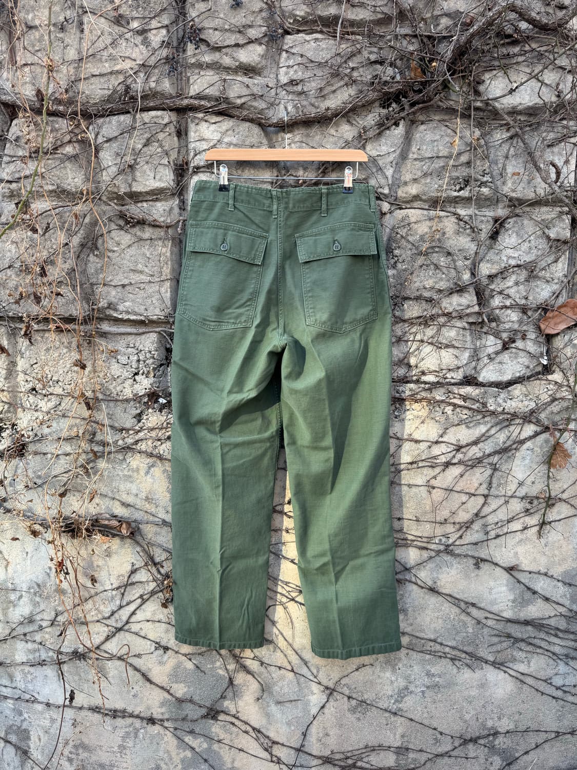 60s u.s.army 미군 오리지널 og-107 퍼티그 팬츠 34 상품이미지2