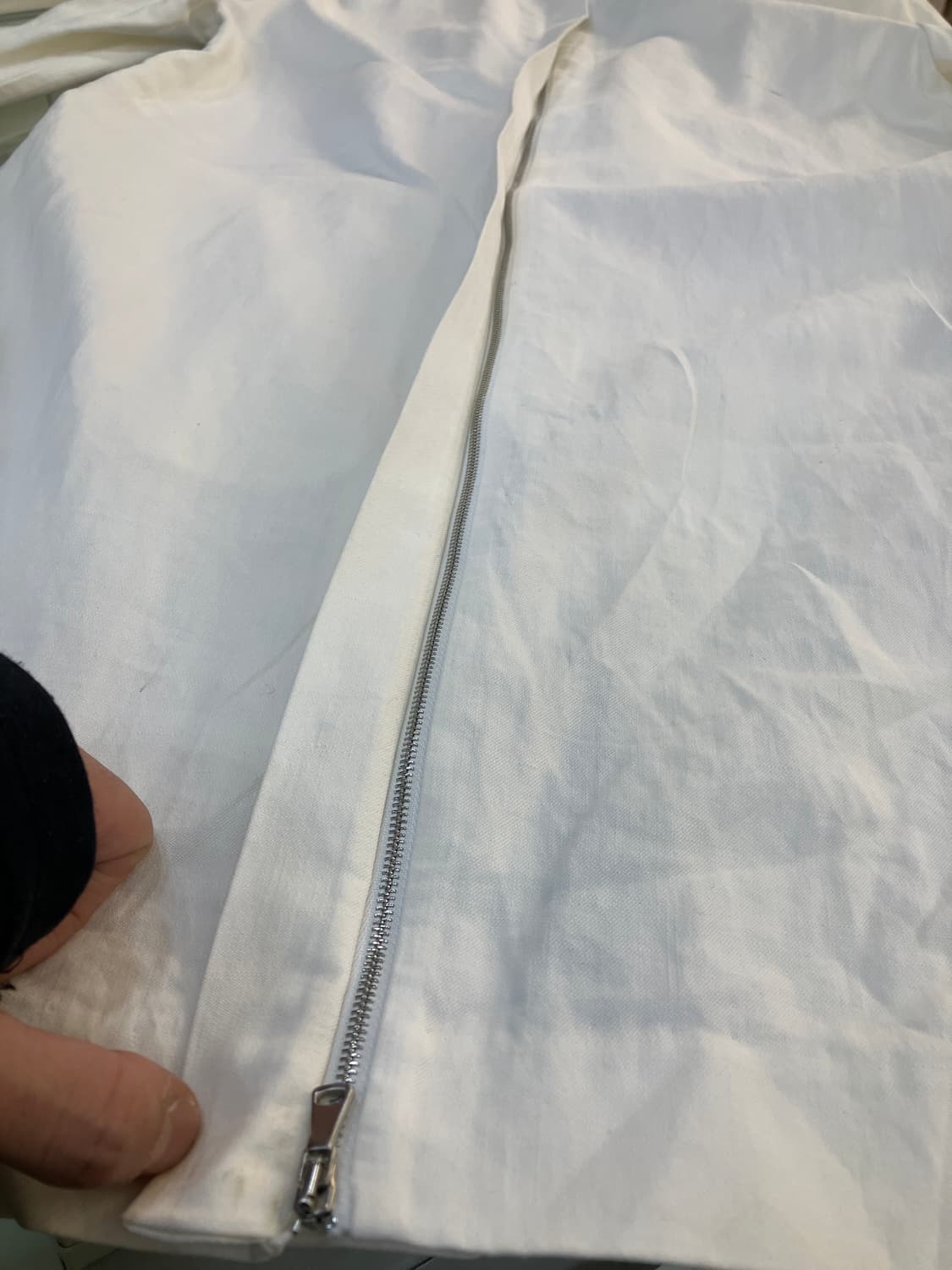 마쥬 화이트 지퍼 마 싱글 블레이저  상품이미지5