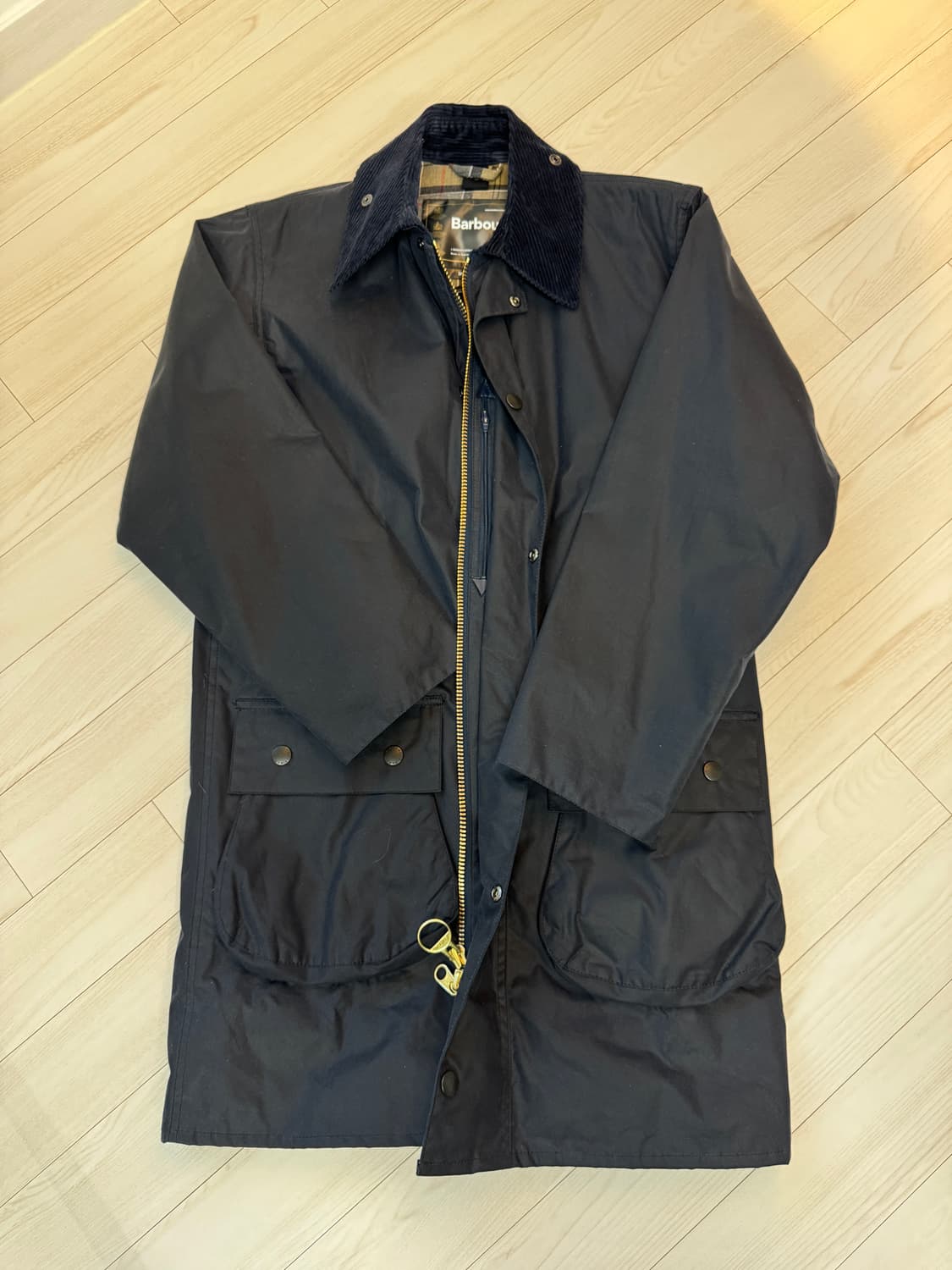 바버 보더 왁스자켓 네이비 36 상품이미지1