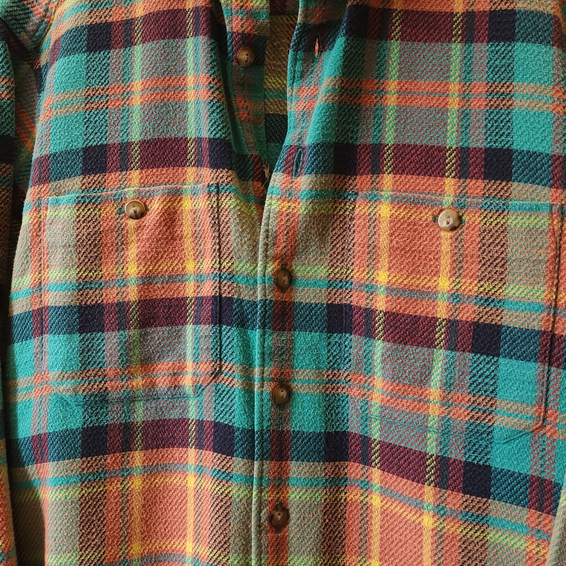 90s 아메리칸 빈티지 체크셔츠 헤비 플란넬 워크셔츠 윈도우 빅체크 s 상품이미지6