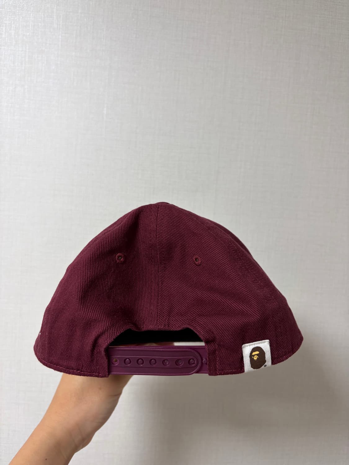 베이프 Bape 모자 버건디 F 상품이미지3