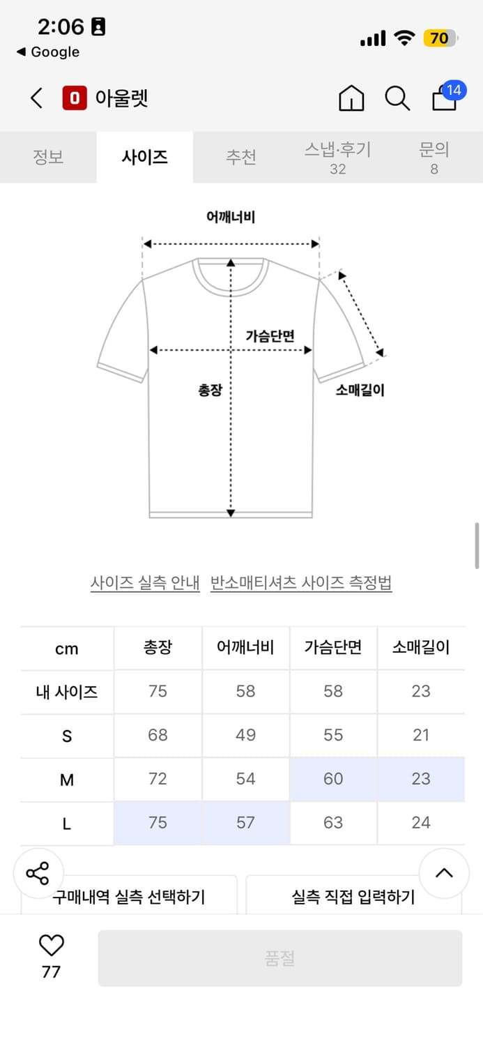 M) 슬로우애시드 에어포스 반팔 티셔츠 블랙 상품이미지7