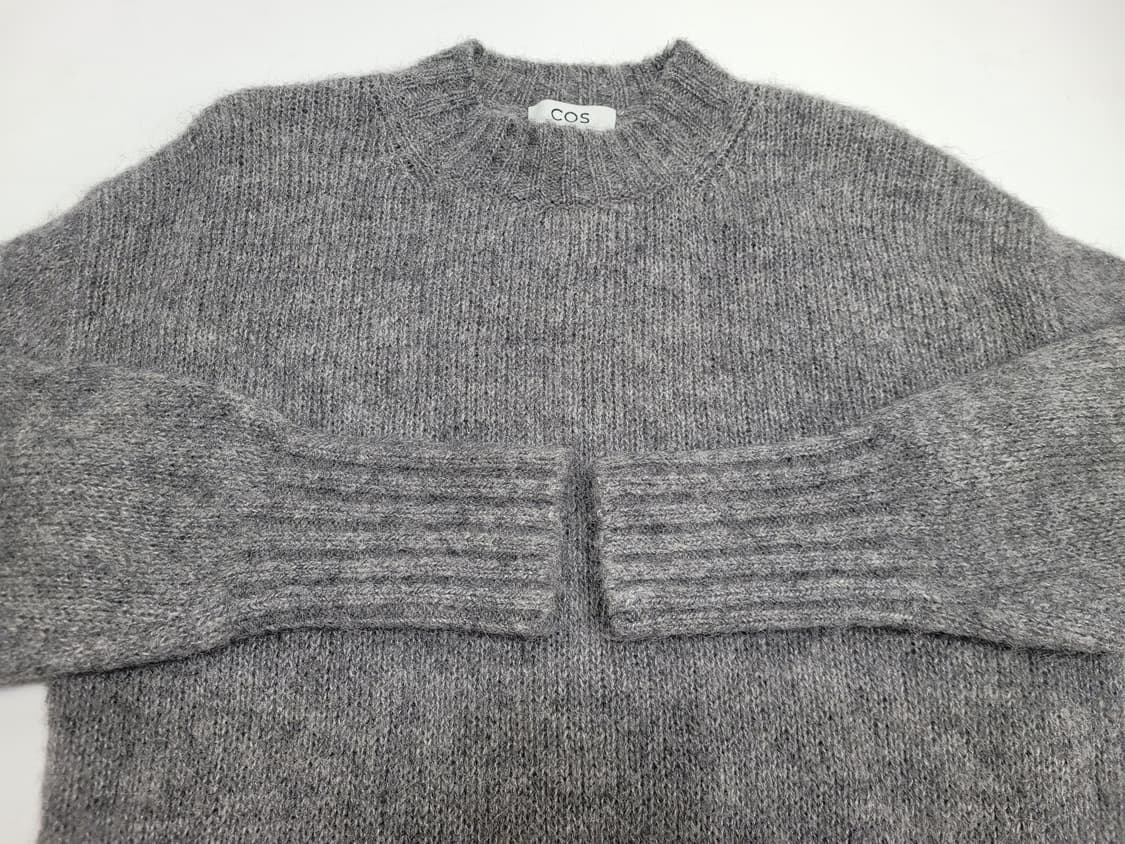 (새상품급) COS 코스 알파카 울 니트 / 여 XS 그레이
 상품이미지3