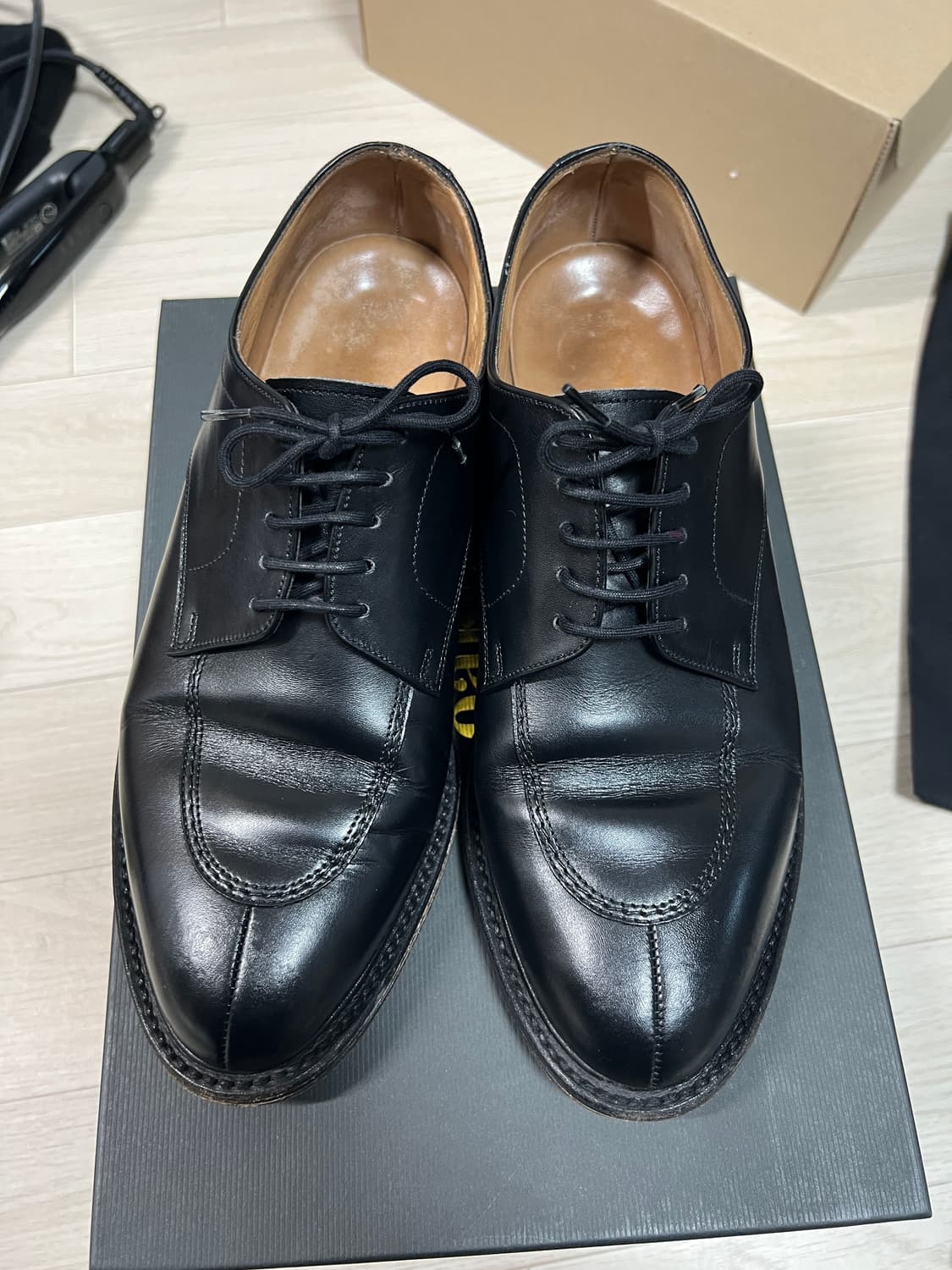 택포10)Loake 로크 웨스트민스터 y팁 더비 uk7.5 265~270 상품이미지1