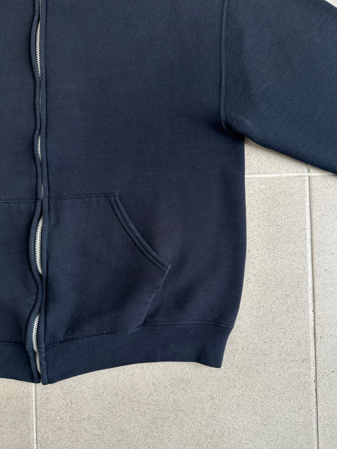 빈티지 러셀 후드집업 블랙 M 상품이미지6