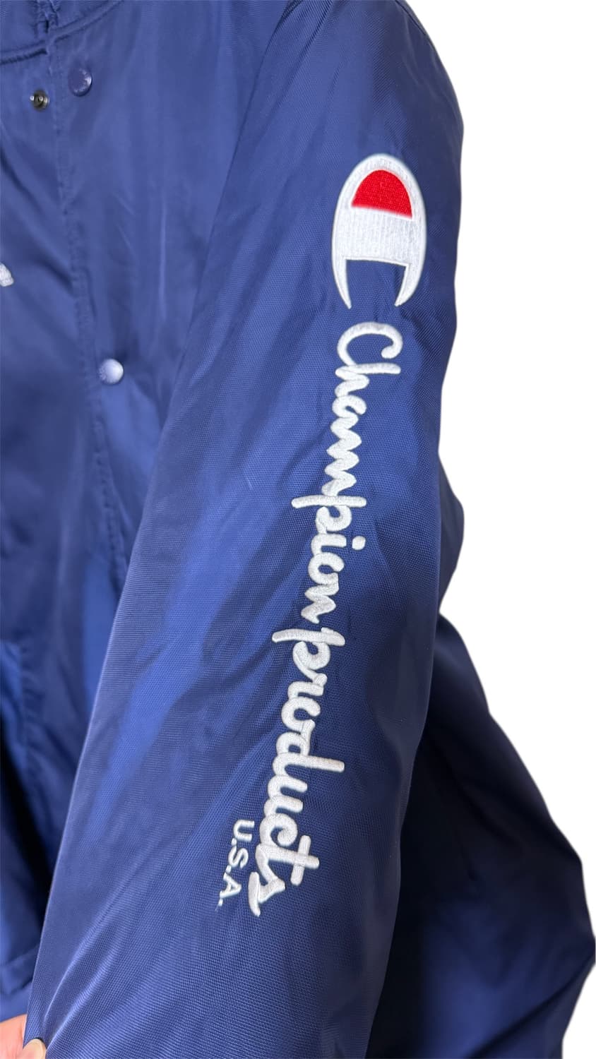 [XL]슈프림 x 챔피온 스타디움 파카 네이비 상품이미지3