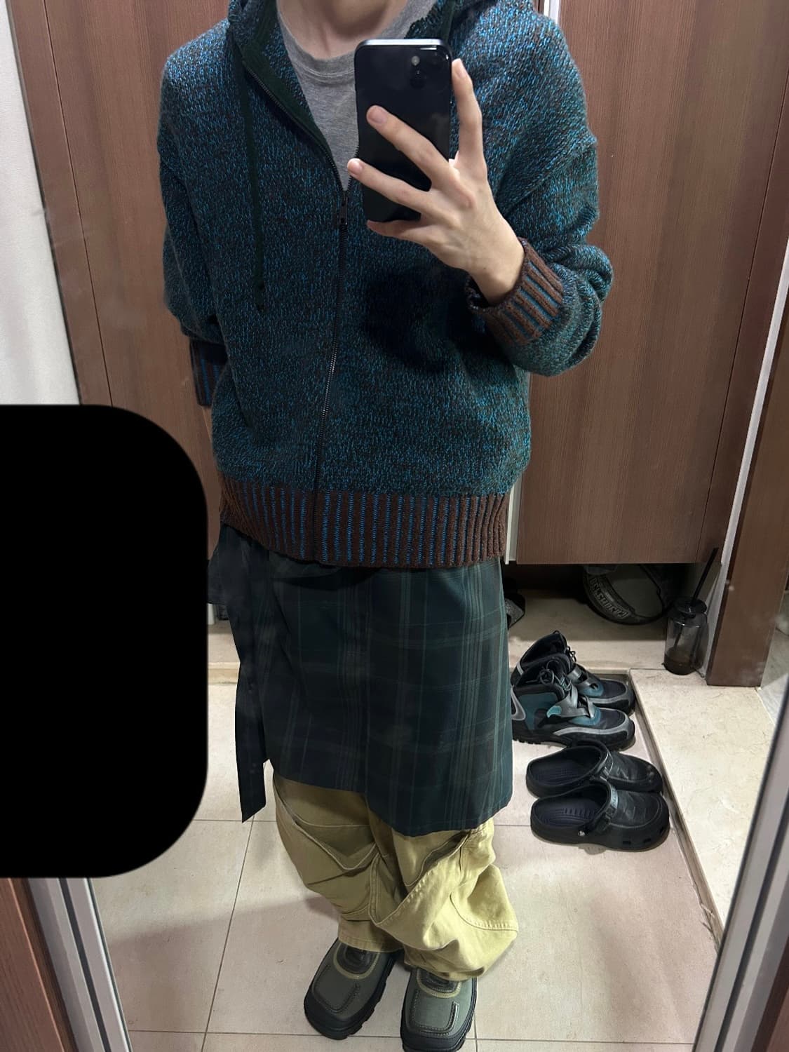 유니클로 마르니 후드 니트집업 m 상품이미지2