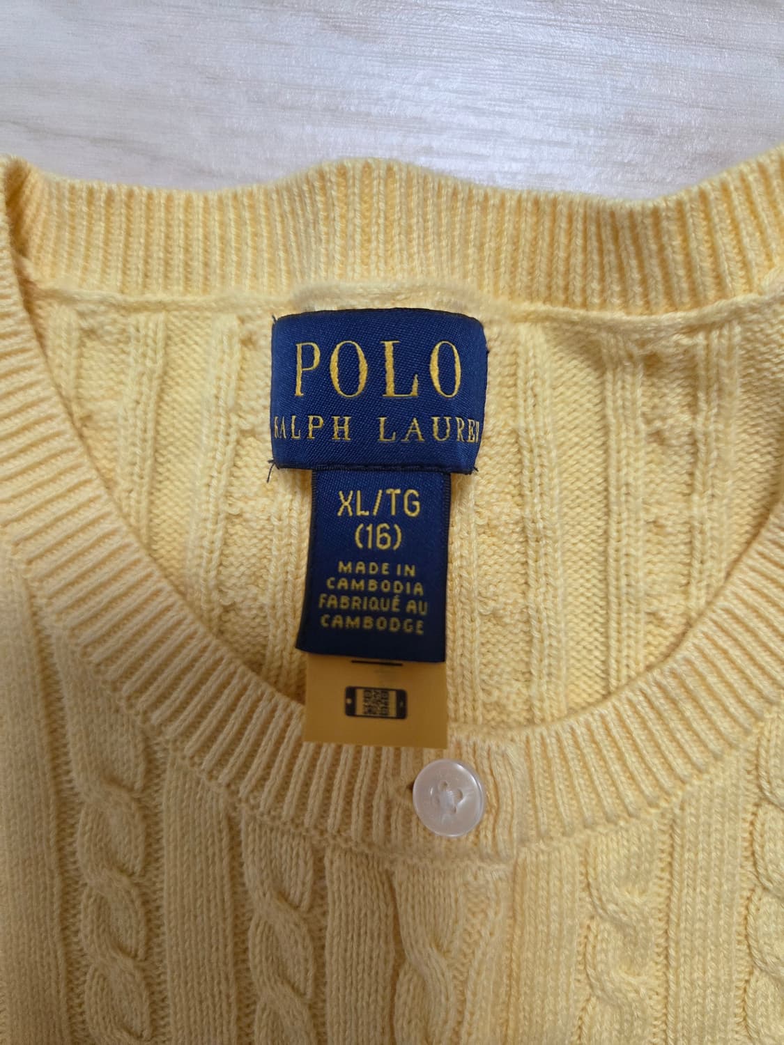 폴로 걸즈 가디건 XL 상품이미지2