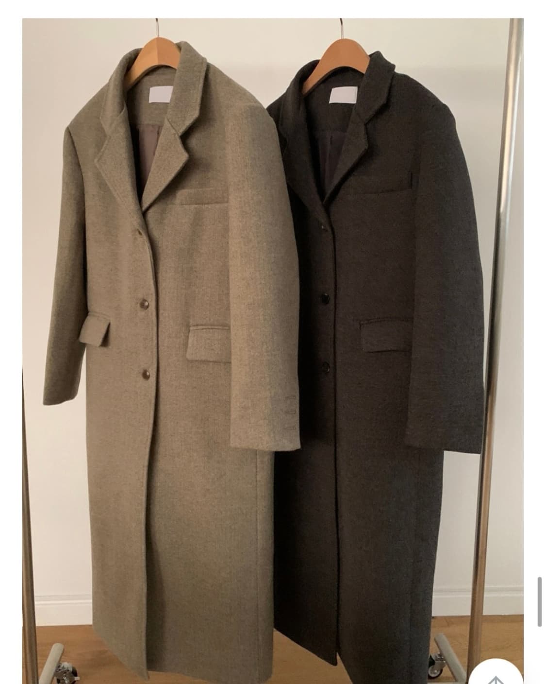 셀렉트한 센트럴 싱글 울코트 베이지색상 상품이미지8