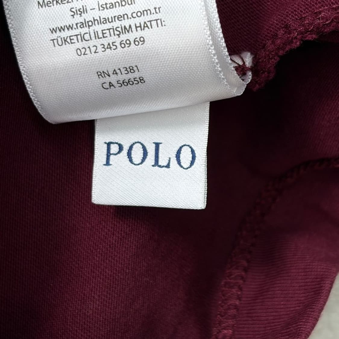RALPH LAUREN 버건디 롱슬리브 S 상품이미지6