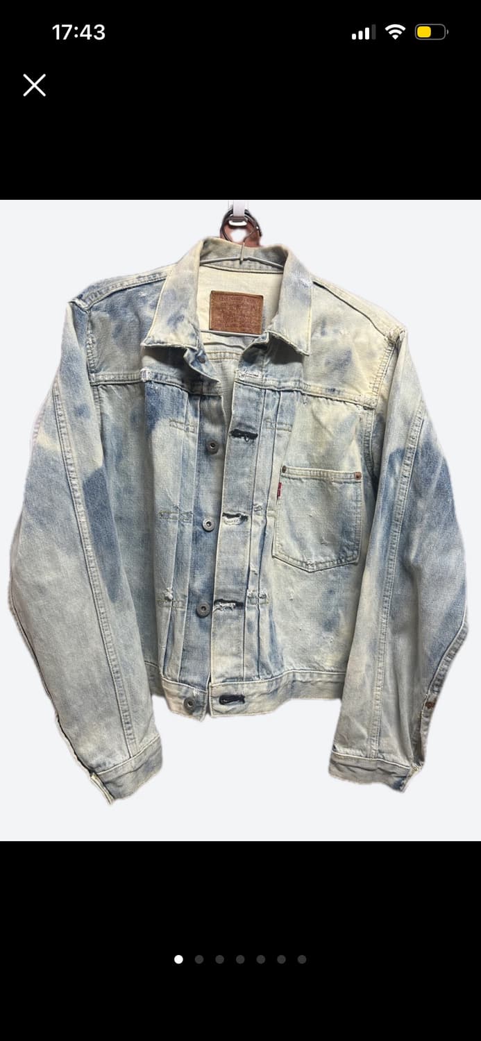 Levis 희귀 컬러 데님 자켓 상품이미지1