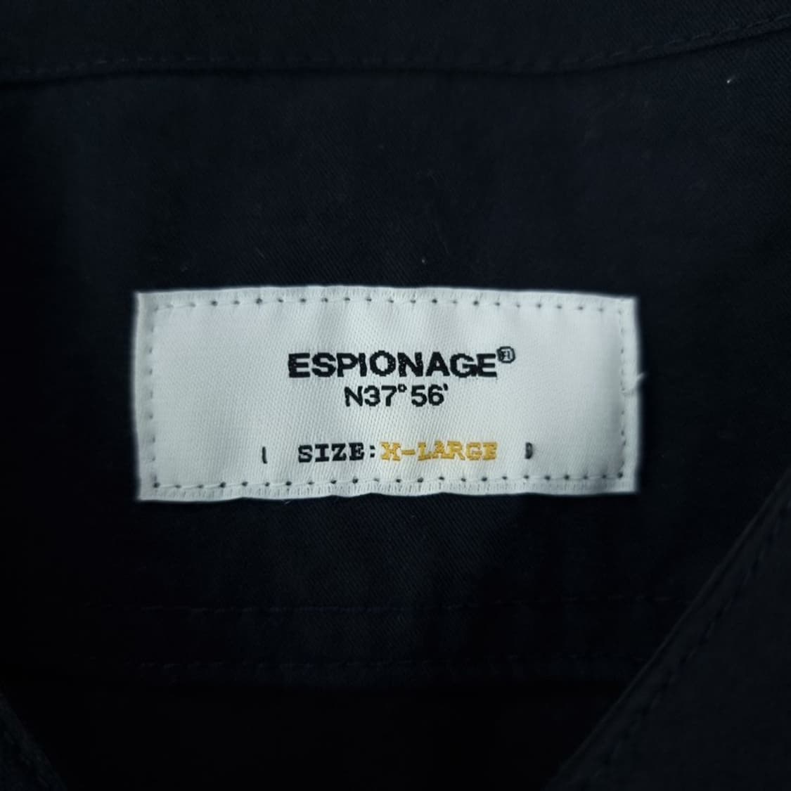 [에스피오나지] 투포켓 카라리스 브이넥 셔츠 네이비 M19312 상품이미지6