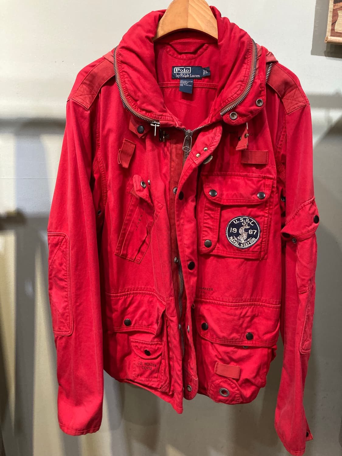 폴로 오리지날 90's 랄프로렌폴로 USRL 밀리터리 자켓 상품이미지1