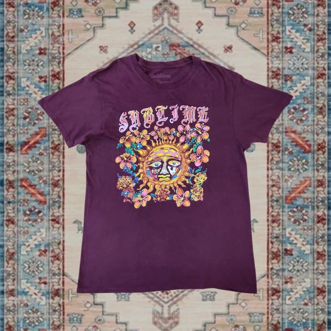 Sublime 서블라임 90s 태양 그래픽 반팔 티셔츠 XL 상품이미지1