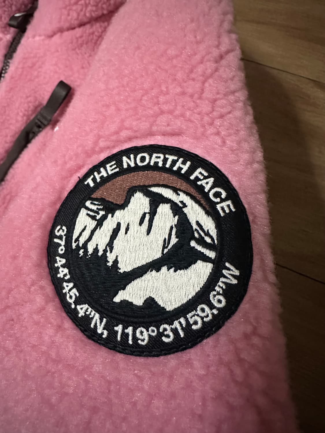 노스페이스 뽀글이 플리스 핑크 M(95) 판매 상품이미지3
