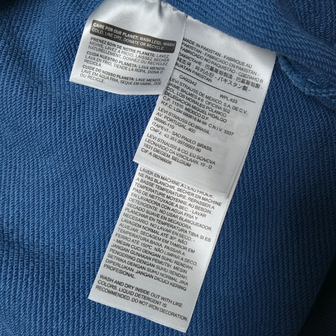 L) 리바이스 블루 후드집업 L.S.&Co. 상품이미지8