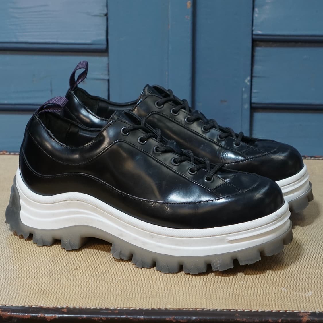 이티스 X Hm 레더 청키 스니커즈 상품이미지3