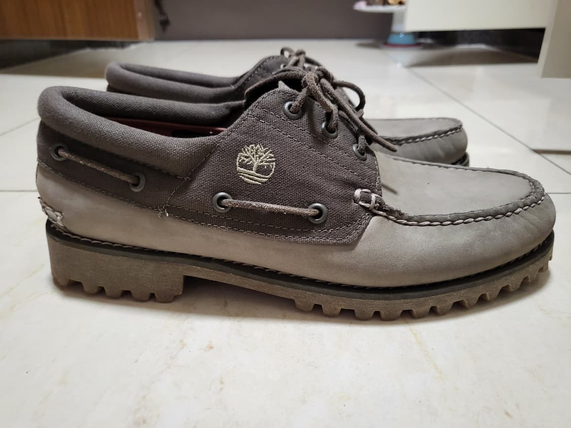 팀버랜드 3아이 로퍼 보트슈즈 올리브 누벅 270 상품이미지1