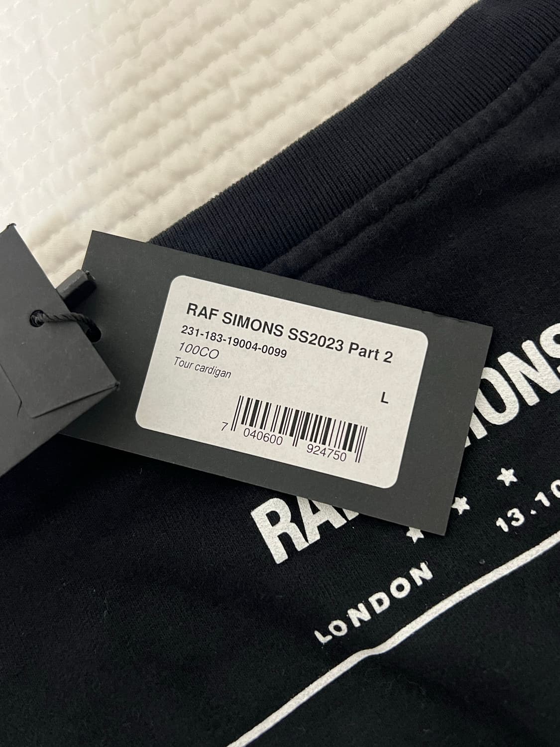 라프시몬스 투어 프린트 플리스 가디건 (L) 상품이미지3