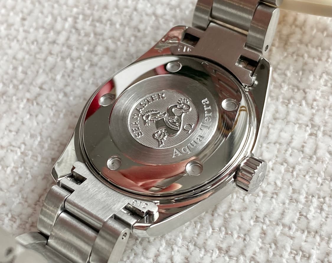 오메가 여성용 아쿠아테라 29mm 2577.30 은판 쿼츠 여성용 상품이미지10